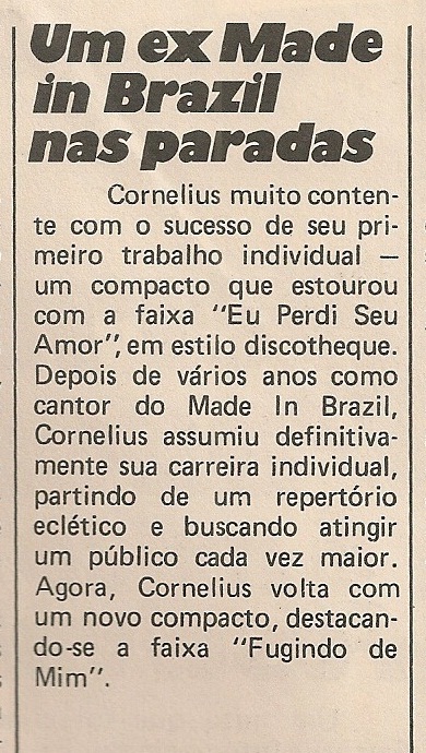 cornelius carreira solo1 1978
